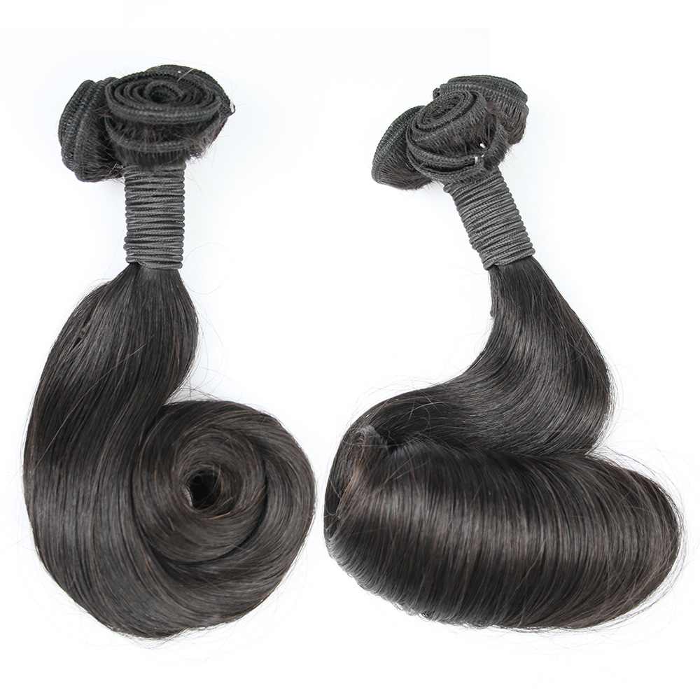 Best Selling African All Texture Funmi 12A Double Drawn Virgin Hair Hook Straight Prissy Curl Egg Curl Fumi Hair