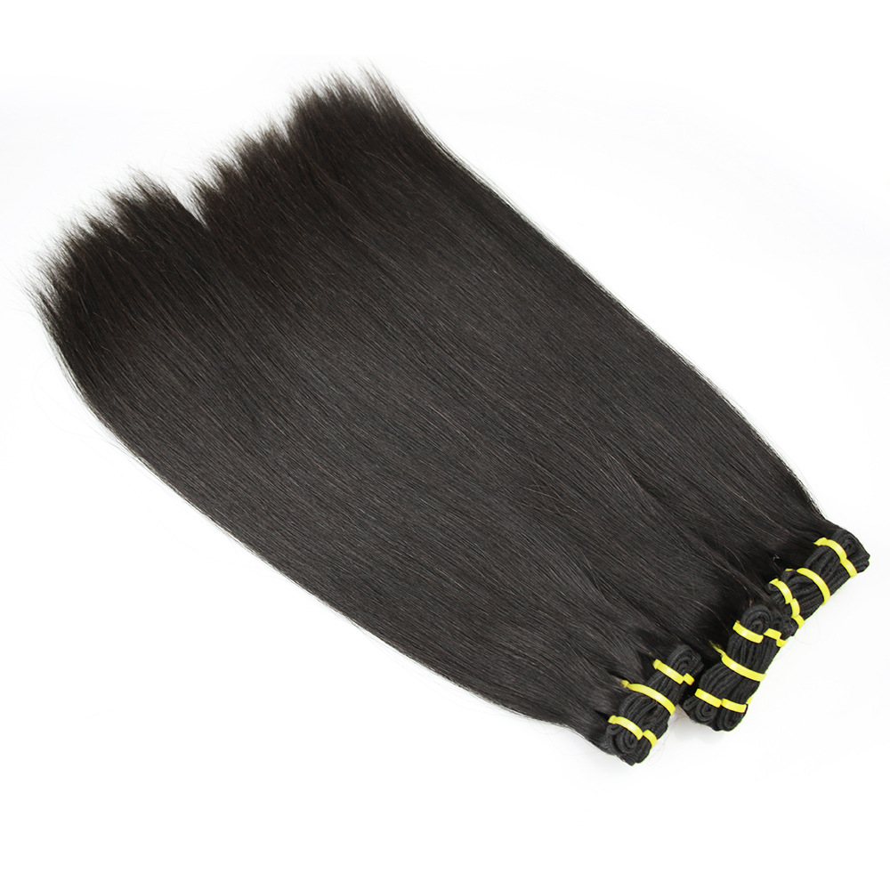 Cheap Virgin Brazilian Style Straight Virgin Double drawn straight fumi human hair