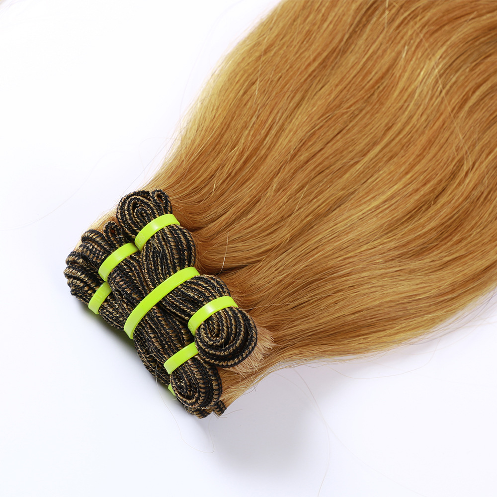 Factory Big Sale Super Double Drawn Fumi Quality Straight Hair Extensions 100% Human Hair