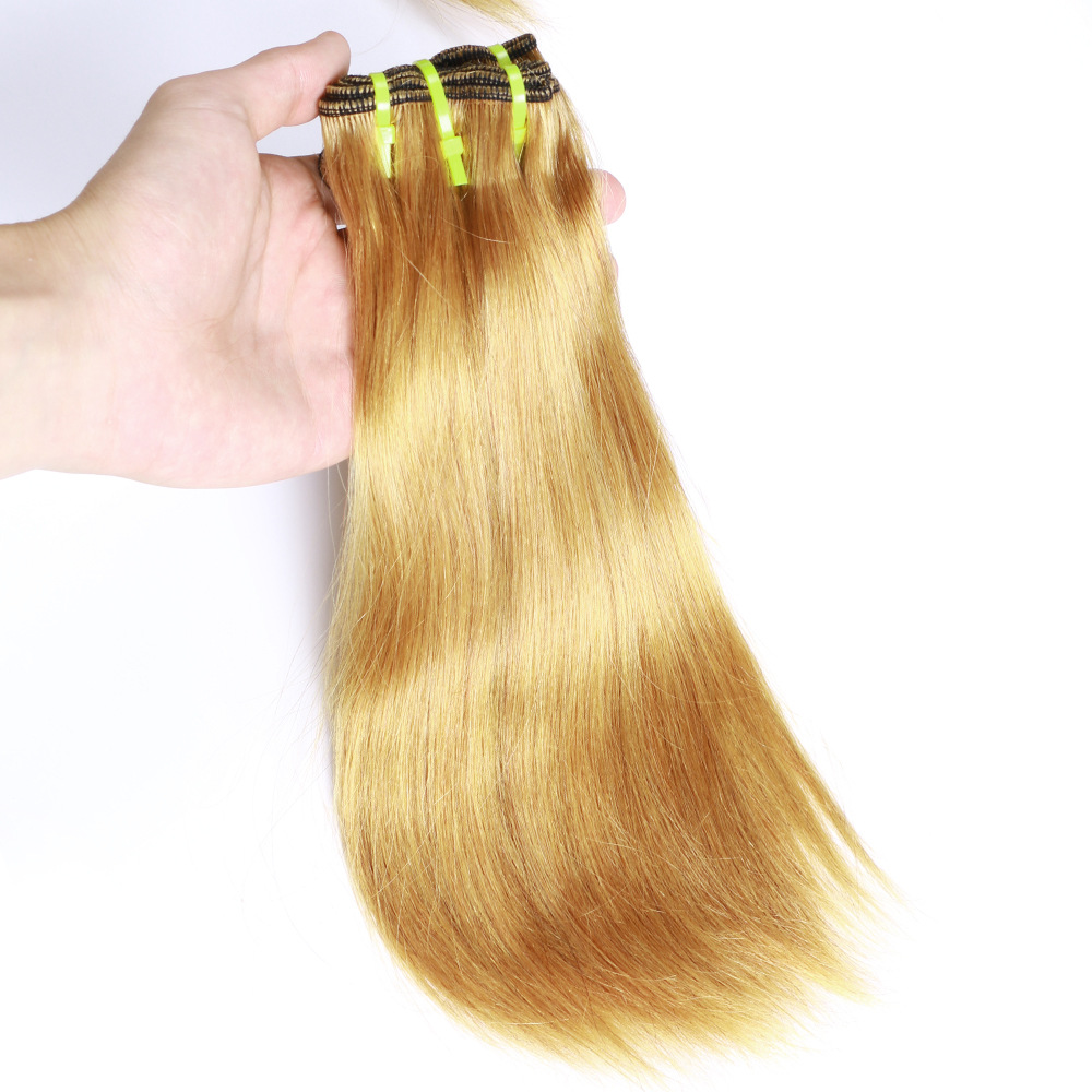 Factory Big Sale Super Double Drawn Fumi Quality Straight Hair Extensions 100% Human Hair