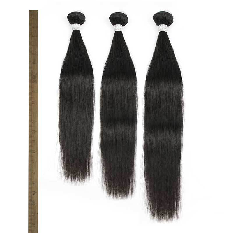 Fumi spring curly human hair double straight