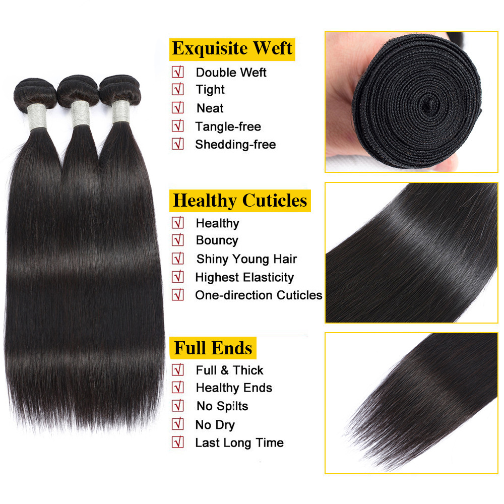 Fumi spring curly human hair double straight