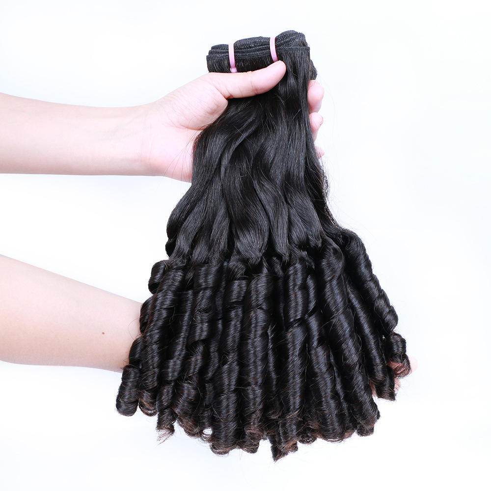 Original human hair fumi rose curly highly elastic lasting texture