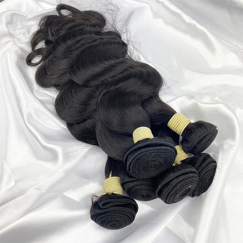 Real human hair, braided hair, virgin hair, snake curl clockwork, Body Wave Original Virgin Hair.