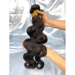 Unprocessed virgin human hair body wave hair bundle with natural color best quality