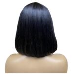 Cheap smooth Straight Unprocessed None Lace 100% Glueless Straight Fringe Bob