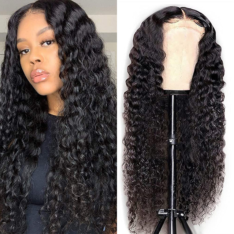 Hair water wave 100 % human hair 4 bundles and one frontal one set 250gram good price