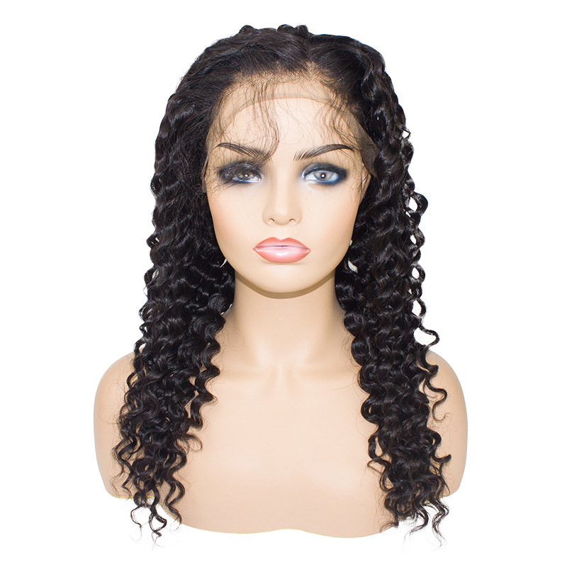 Hair water wave 100 % human hair 4 bundles and one frontal one set 250gram good price