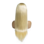 Platinum 613 blonde human hair weave extension braiding golden blonde hair extensions