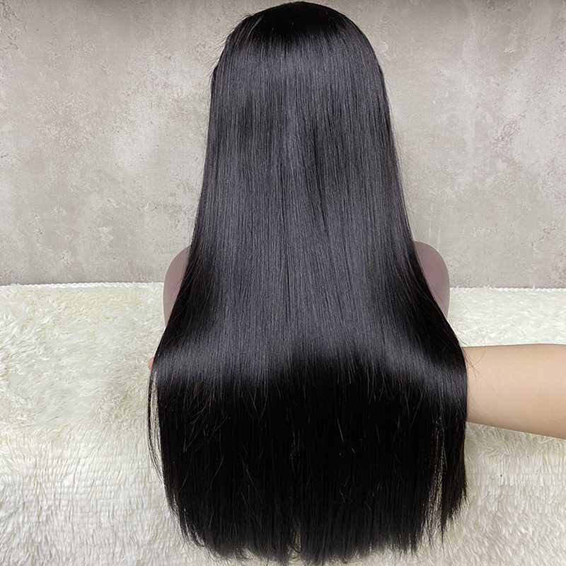 Straight super double drawn raw brazilian 100% human virgin remy hair extensions professional