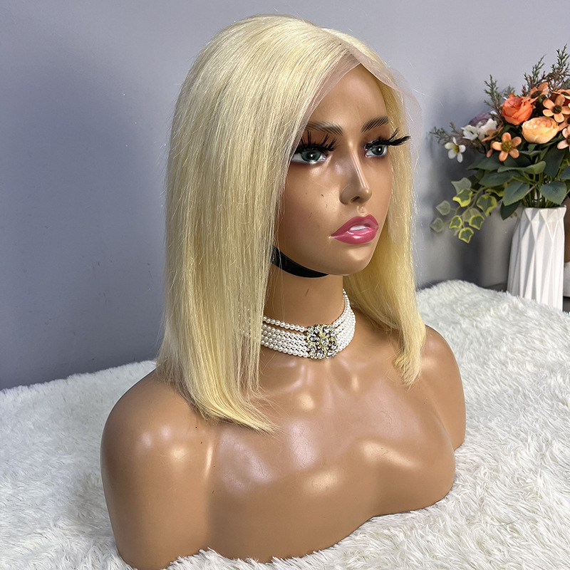 Wholesale 100% Human Hair DD quality Color Frontal Bob Wig