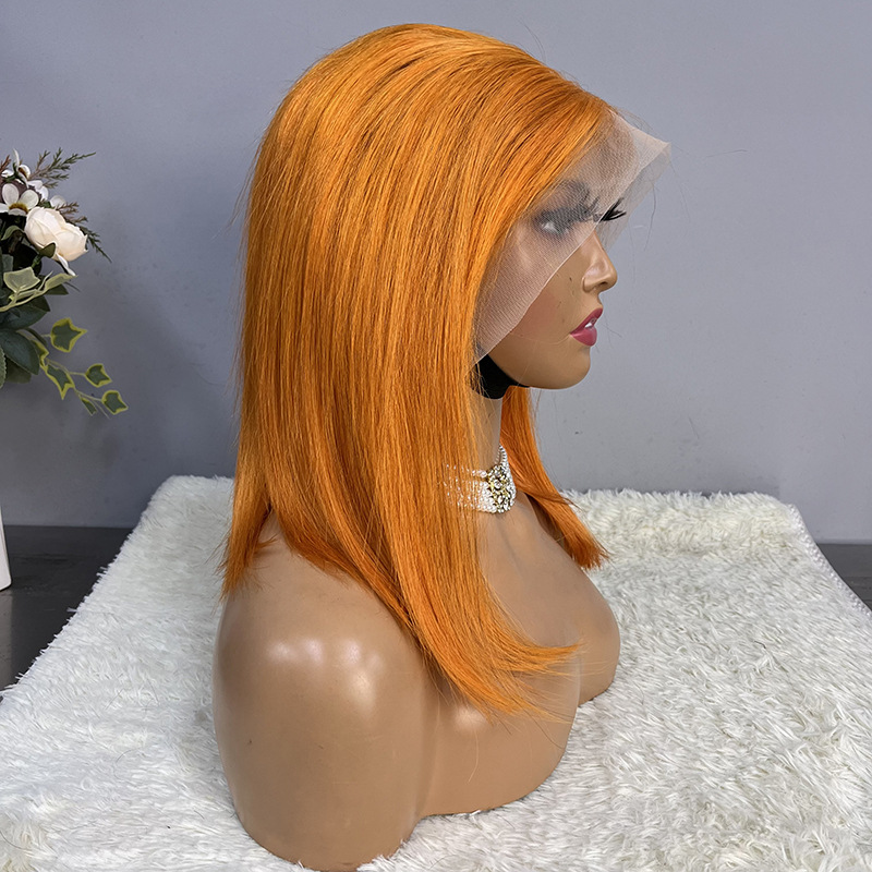 Wholesale 100% Human Hair DD quality Color Frontal Bob Wig