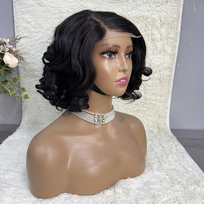 Wholesale 100% Human Hair Spiral Bouncy Curl Fumi Wig