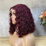 Wholesale 100% Human Hair Wig Burmese Curl Lace Frontal Wig