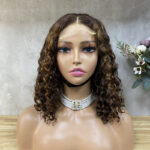 Wholesale 100% Human Hair Wig Burmese Curl Lace Frontal Wig